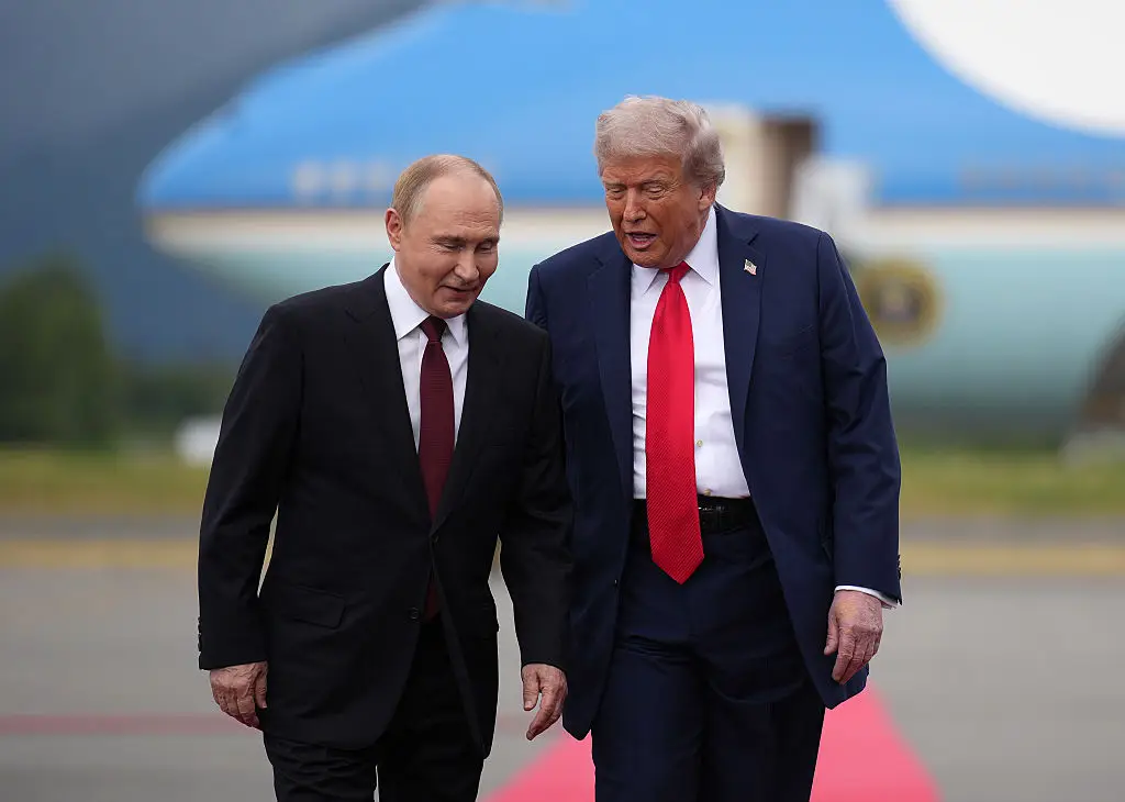 Trump and Putin last met in Alaska, in August this year (Andrew Harnik/Getty Images)