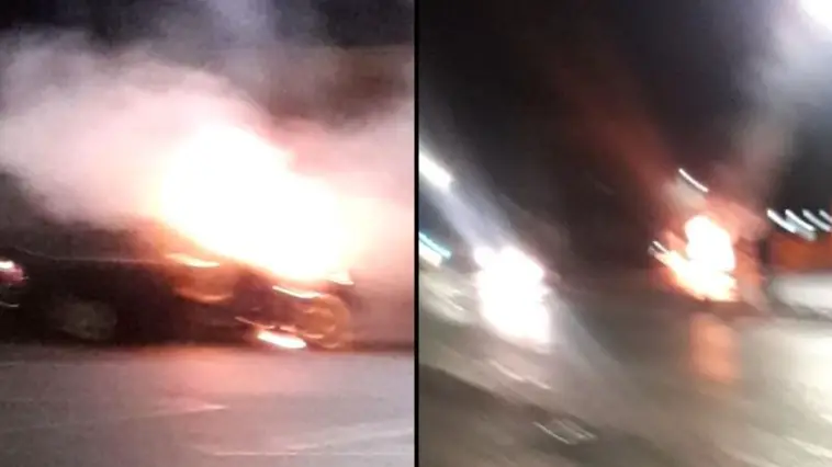 Dad rings 999 over fire in taxi before finding out his daughter was inside