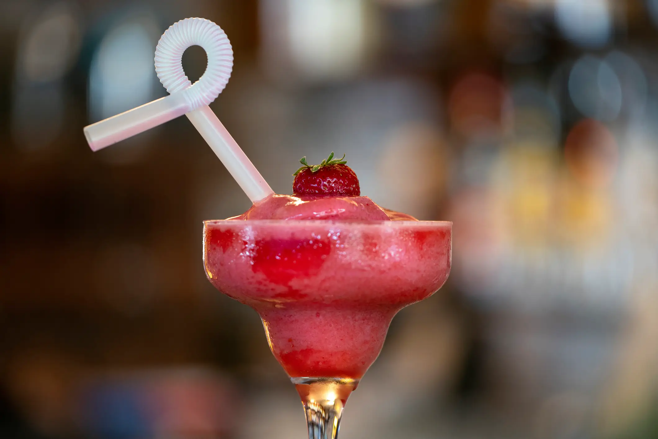 Cocktails such as Strawberry Daiquiris might be the way to avoid a hangover on New Year's Day (Getty Stock Image)