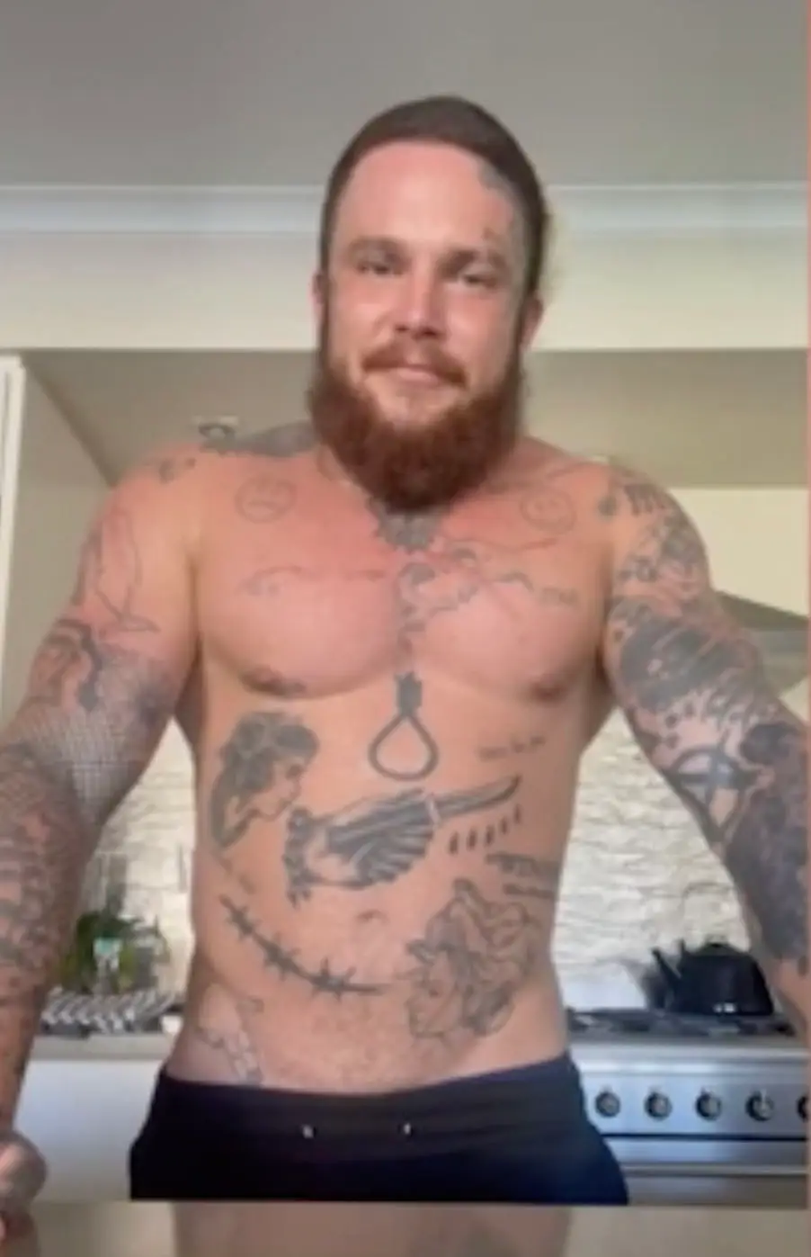 Jarrod Grove shared how nervous he was before Tegan saw the ink.