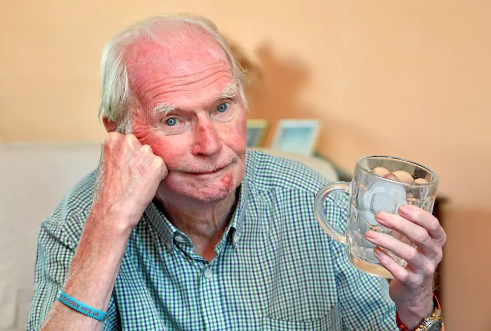 Anthony Severs was shocked after a pub bouncer turned him away for being 'too old'.