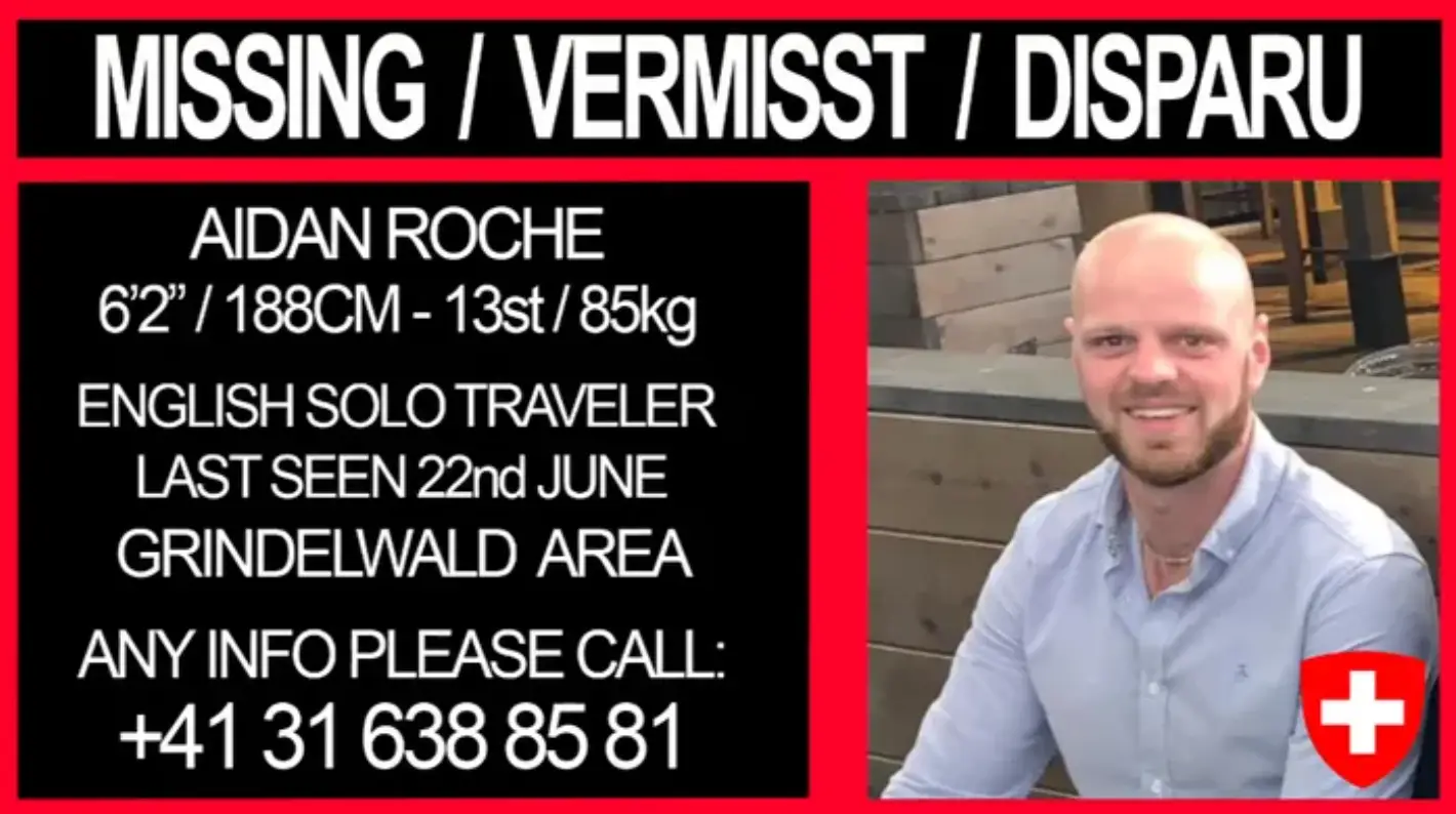 Aidan Roche was last seen on 22 June.