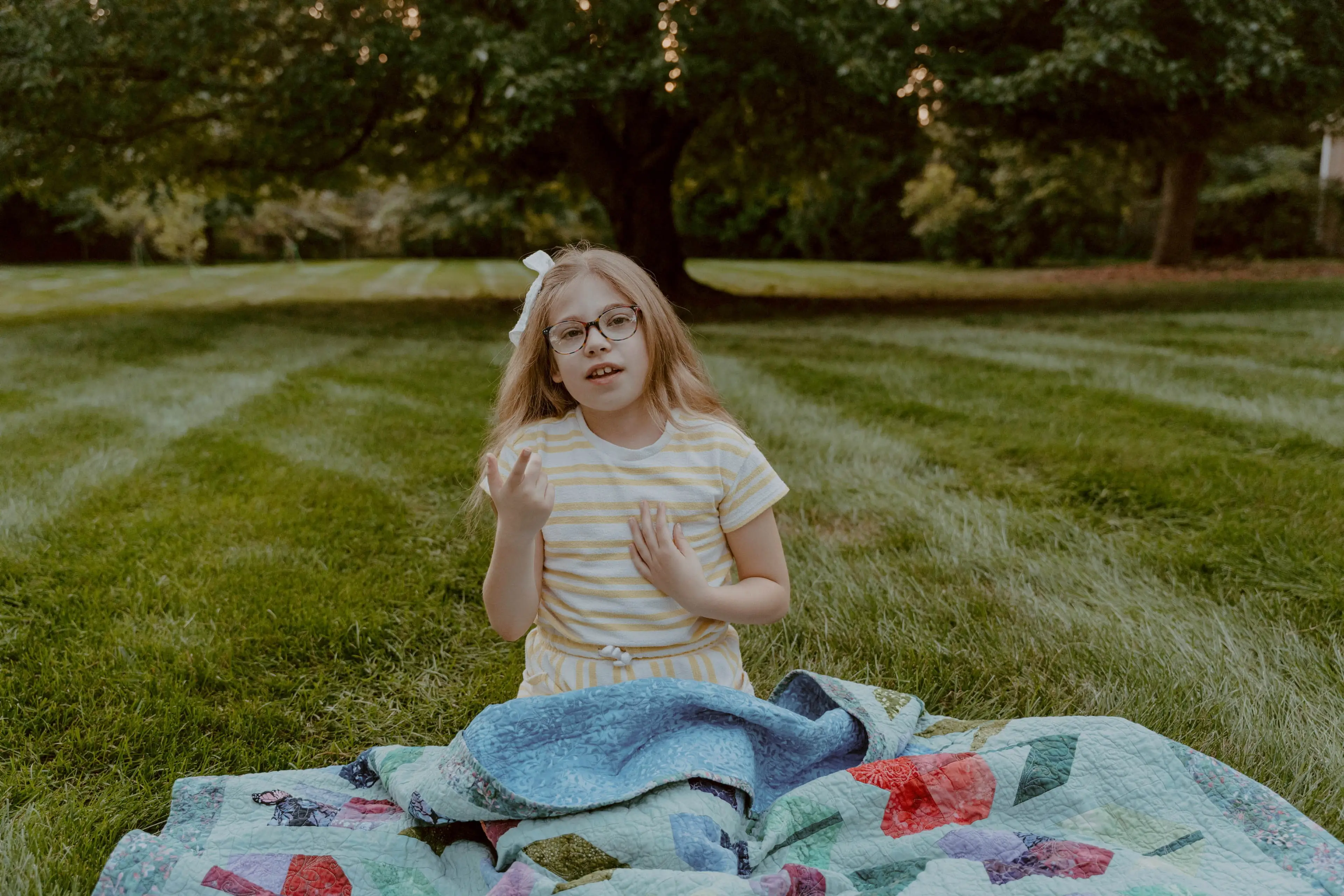 Poppy was diagnosed with the condition early on in life (SWNS)