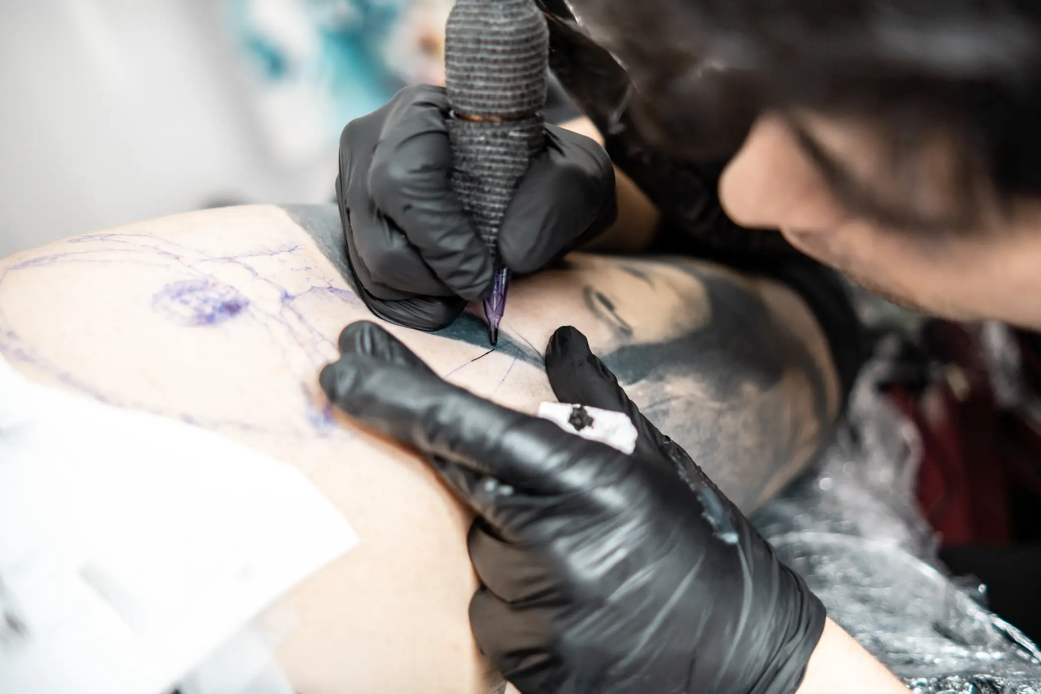 The explicit meaning isn't the reason why some artists refuse to ink black bands, as it's also pretty difficult do (Getty Stock Images)