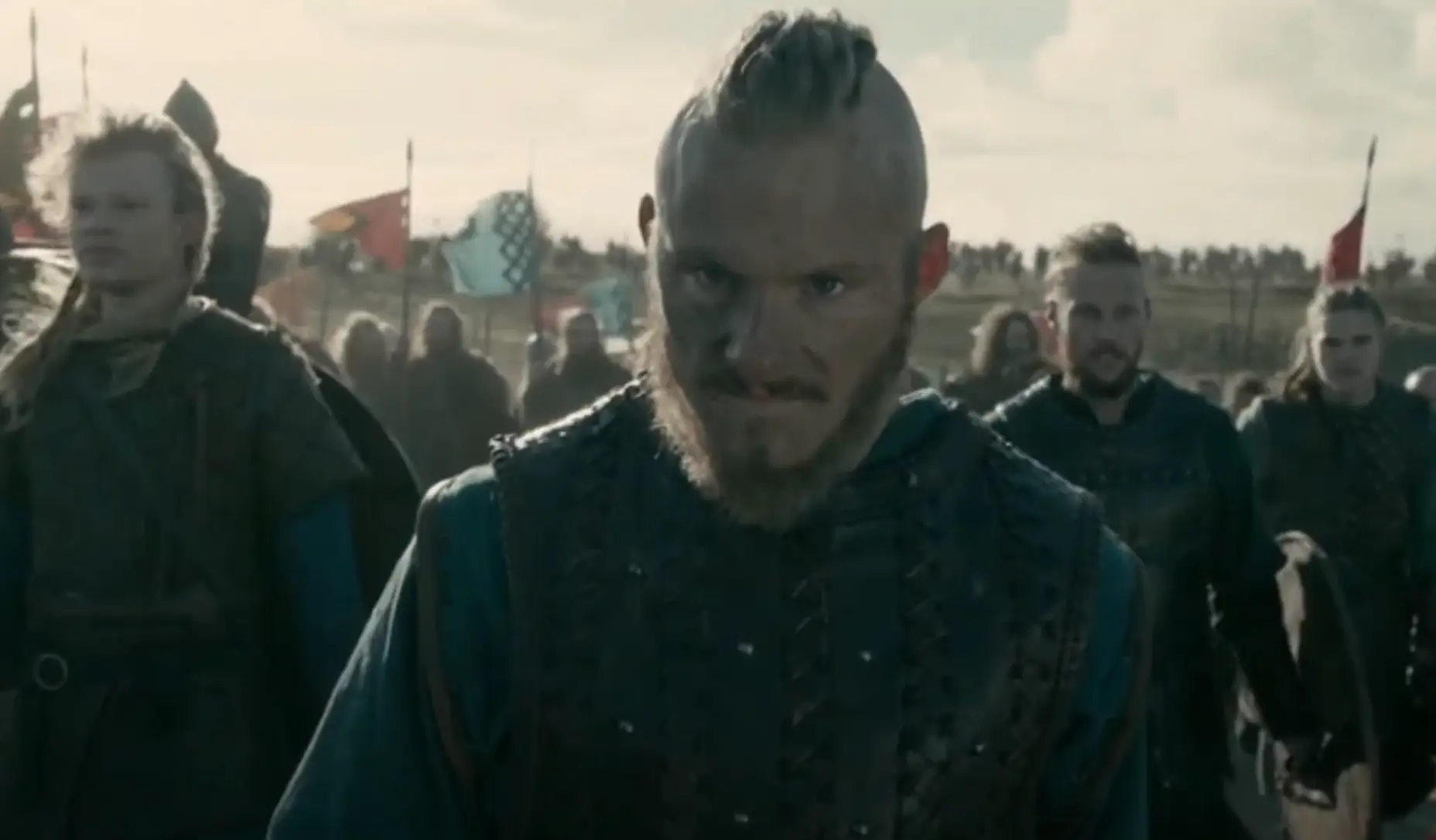 In historical drama series Vikings, the sons of Ragnar Lothbrok avenge the killing of their father via blood eagle (History Channel)