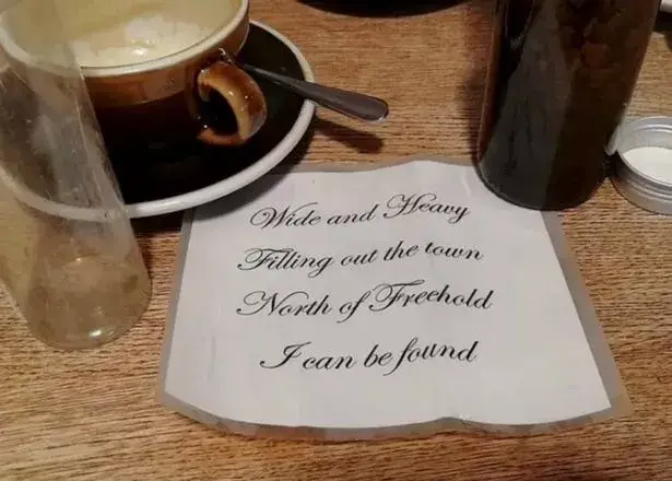 The man was hoping for help in solving the riddle.