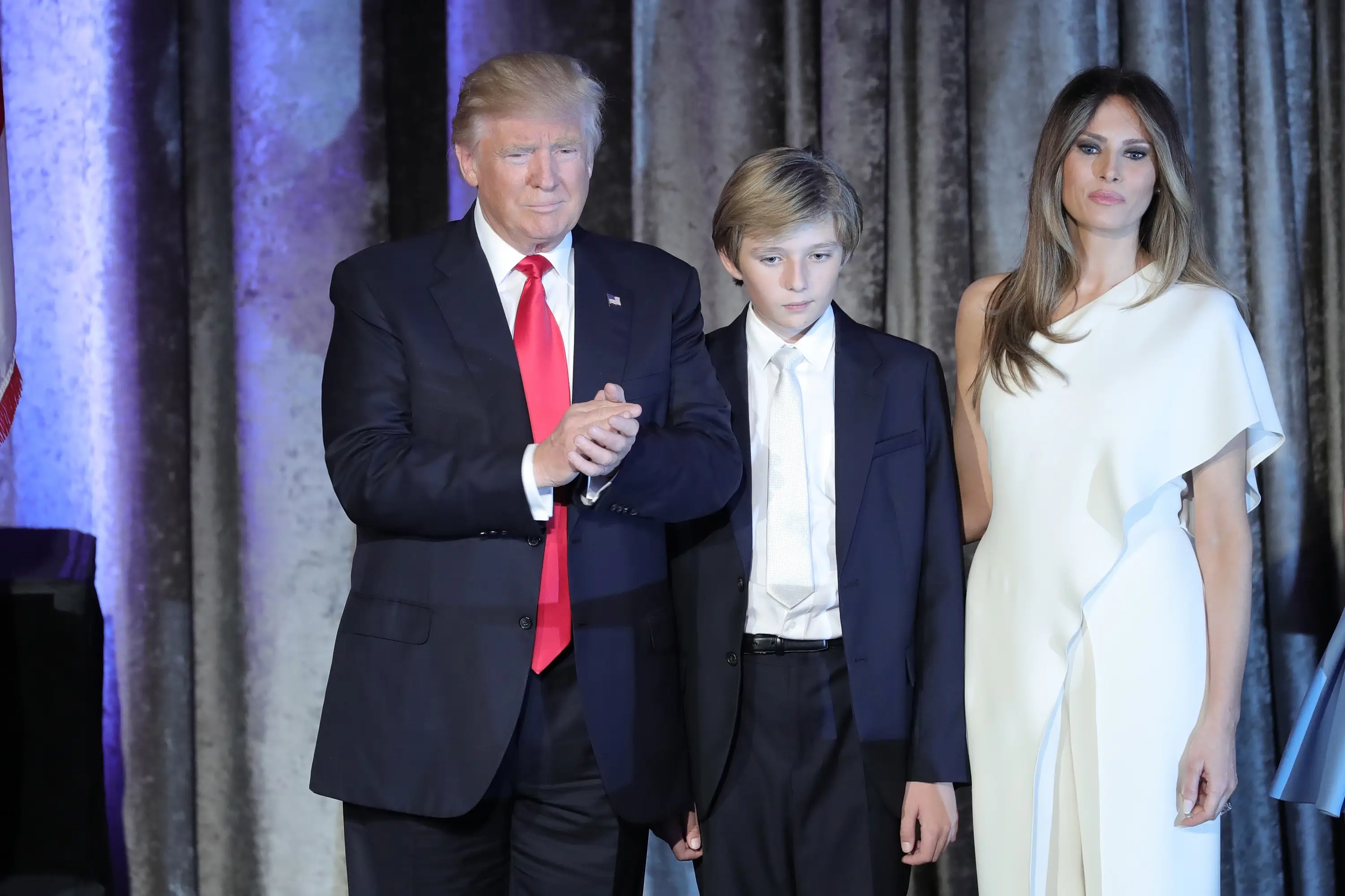 Barron was a small child last time his dad won the presidency (Neilson Barnard/WireImage)