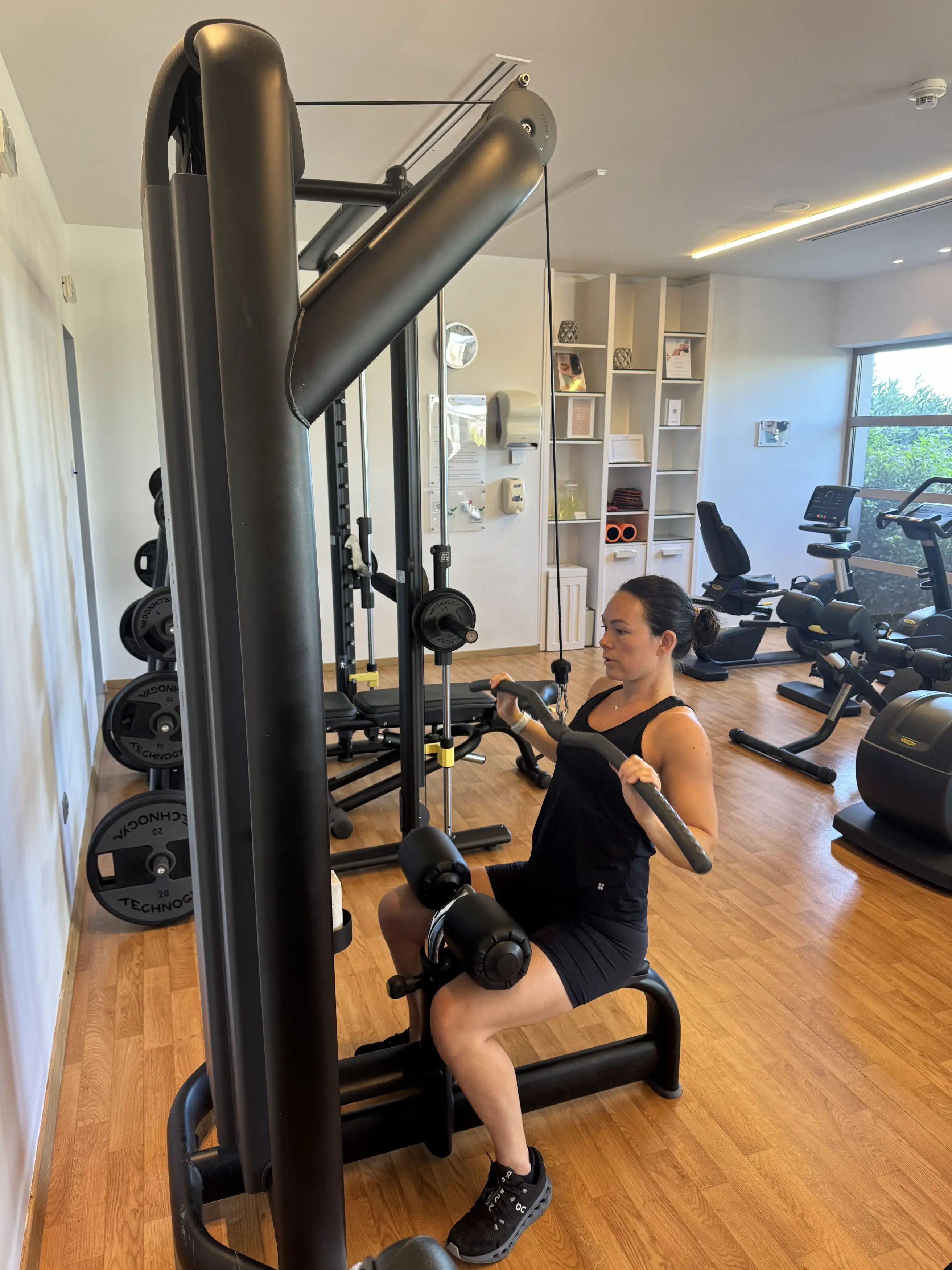 The former personal trainer is now urging exercise lovers not to 'overdo' it like she did (Kennedy News and Media)