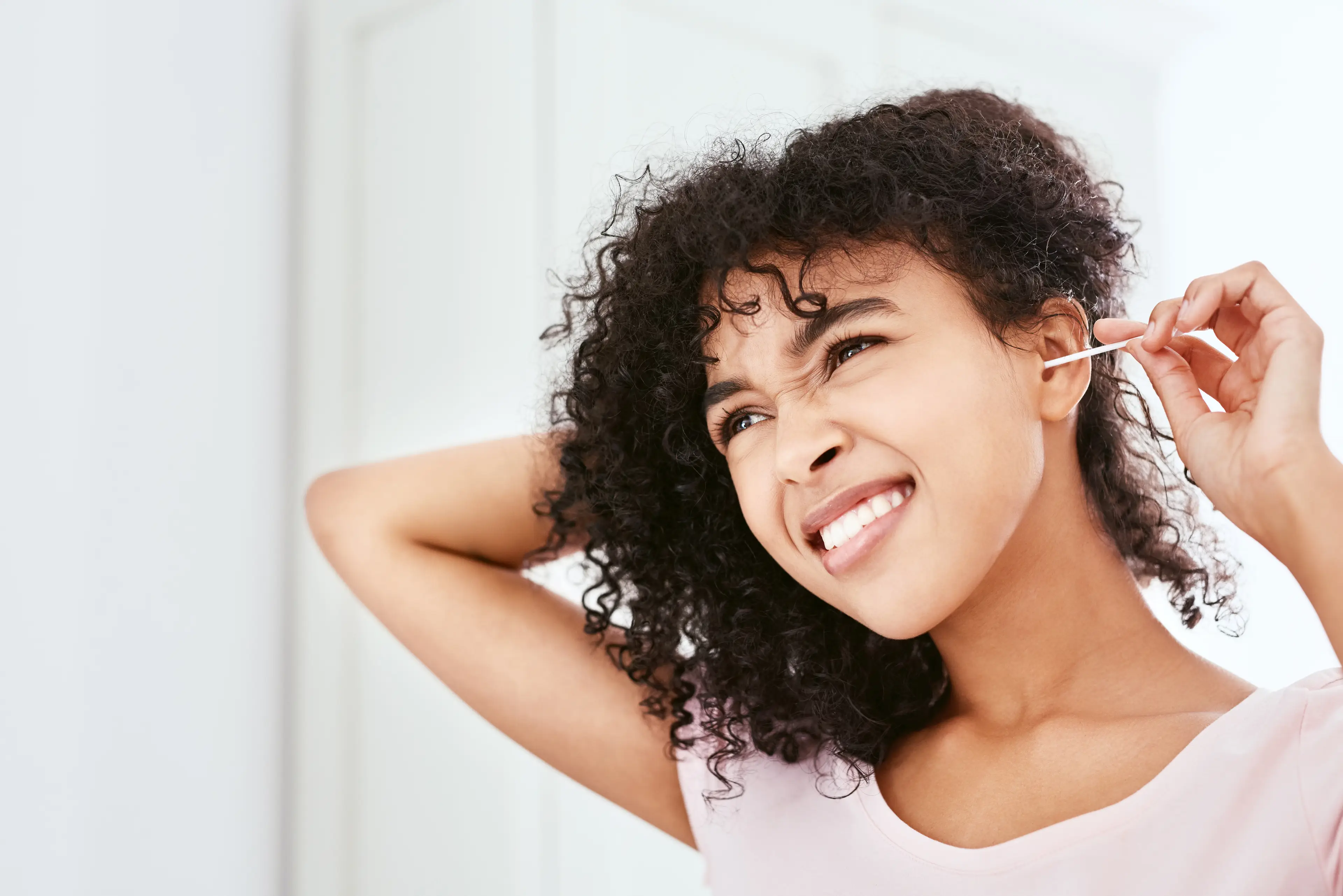 Dr Sooj says the best way to clean your ears is to...not clean them (Getty Stock Photo)