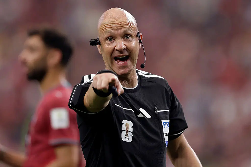 Anthony Taylor has taken charge of three World Cup matches so far (Rico Brouwer/Soccrates/Getty Images)