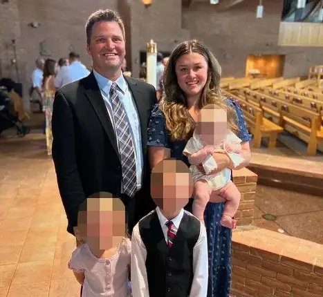 Corie Walsh is understood to have had four children in total before Barrett died (Fox News)
