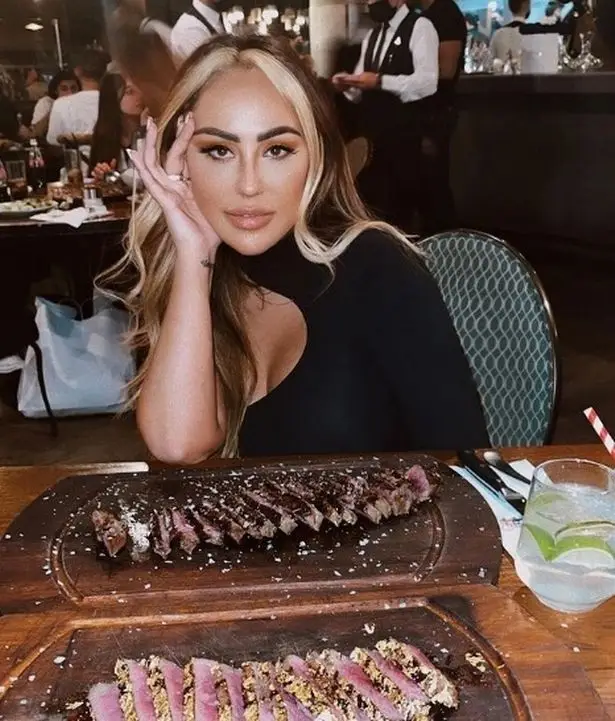 The Geordie Shore star struggled with her finances.