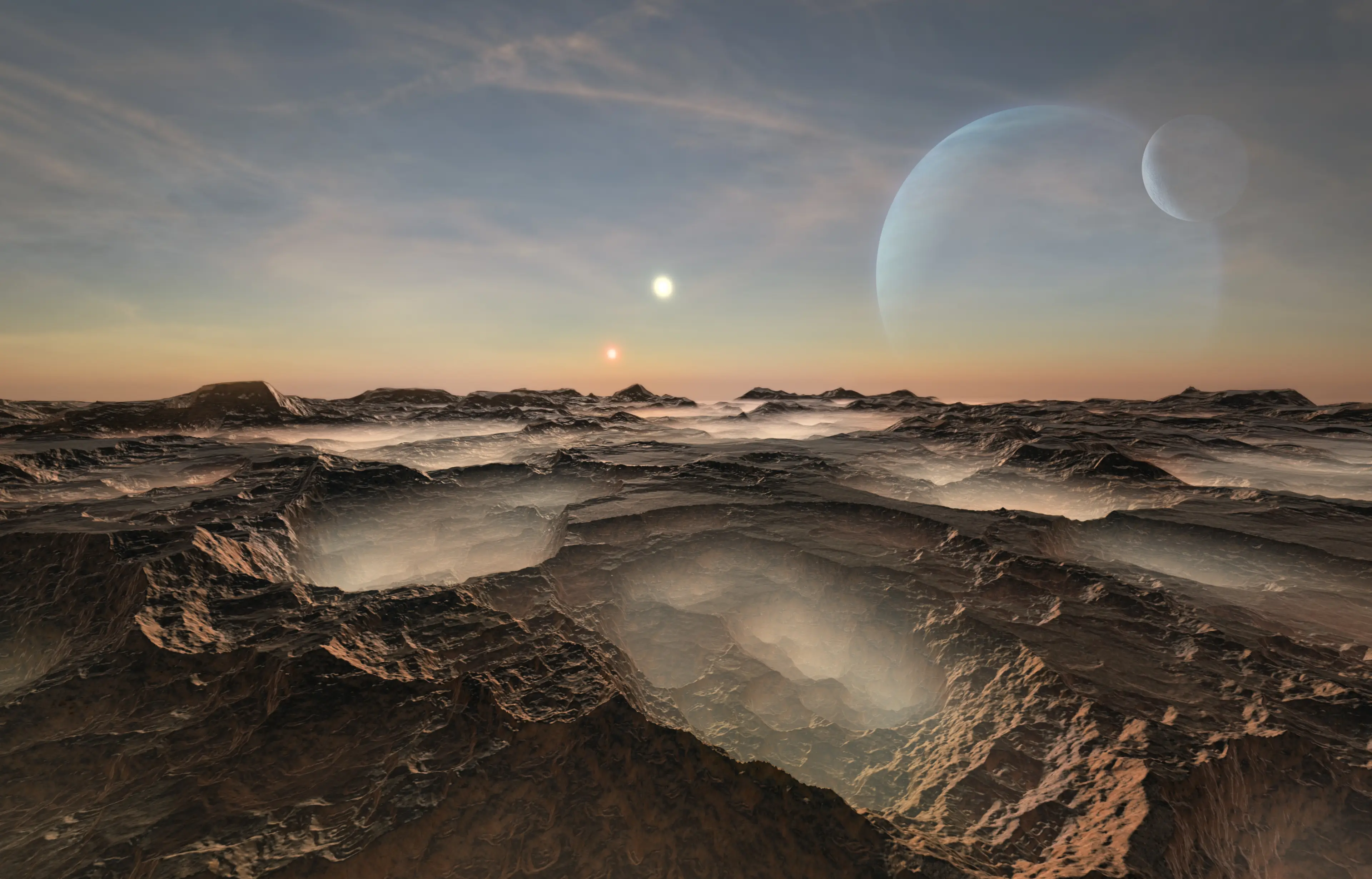 The Super-Earth has a rocky surface, just like Earth - and hey, maybe this is what it looks like (Getty Stock Image)