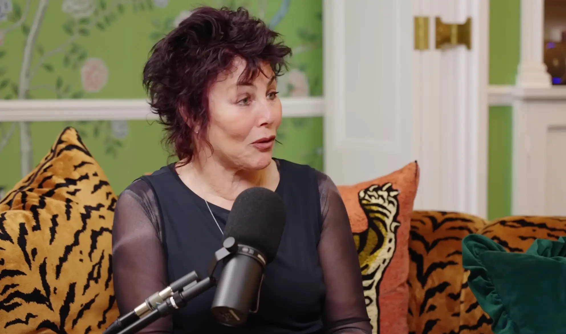 The star said she was left 'devastated' by what she discovered under her bed when married to her former husband (YouTube/Mad Sad Bad Podcast)