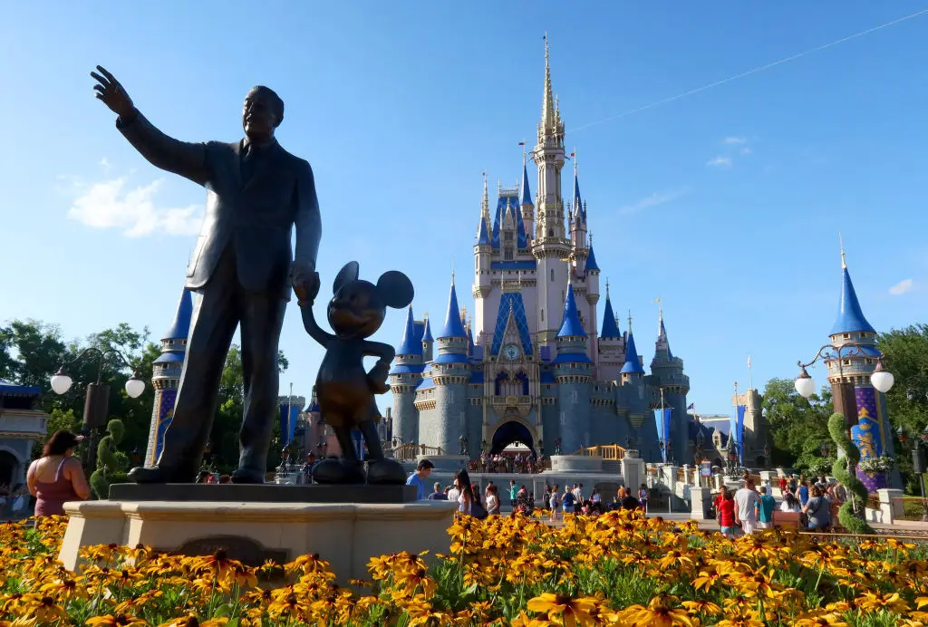 It's meant to be the happiest place on Earth, but Hurricane Milton is here (Gary Hershorn/Getty Images)