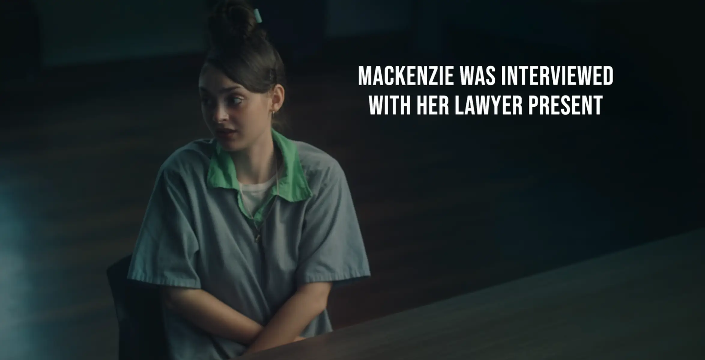 The Crash reveals mid-documentary that her lawyer was present all along (Netflix)