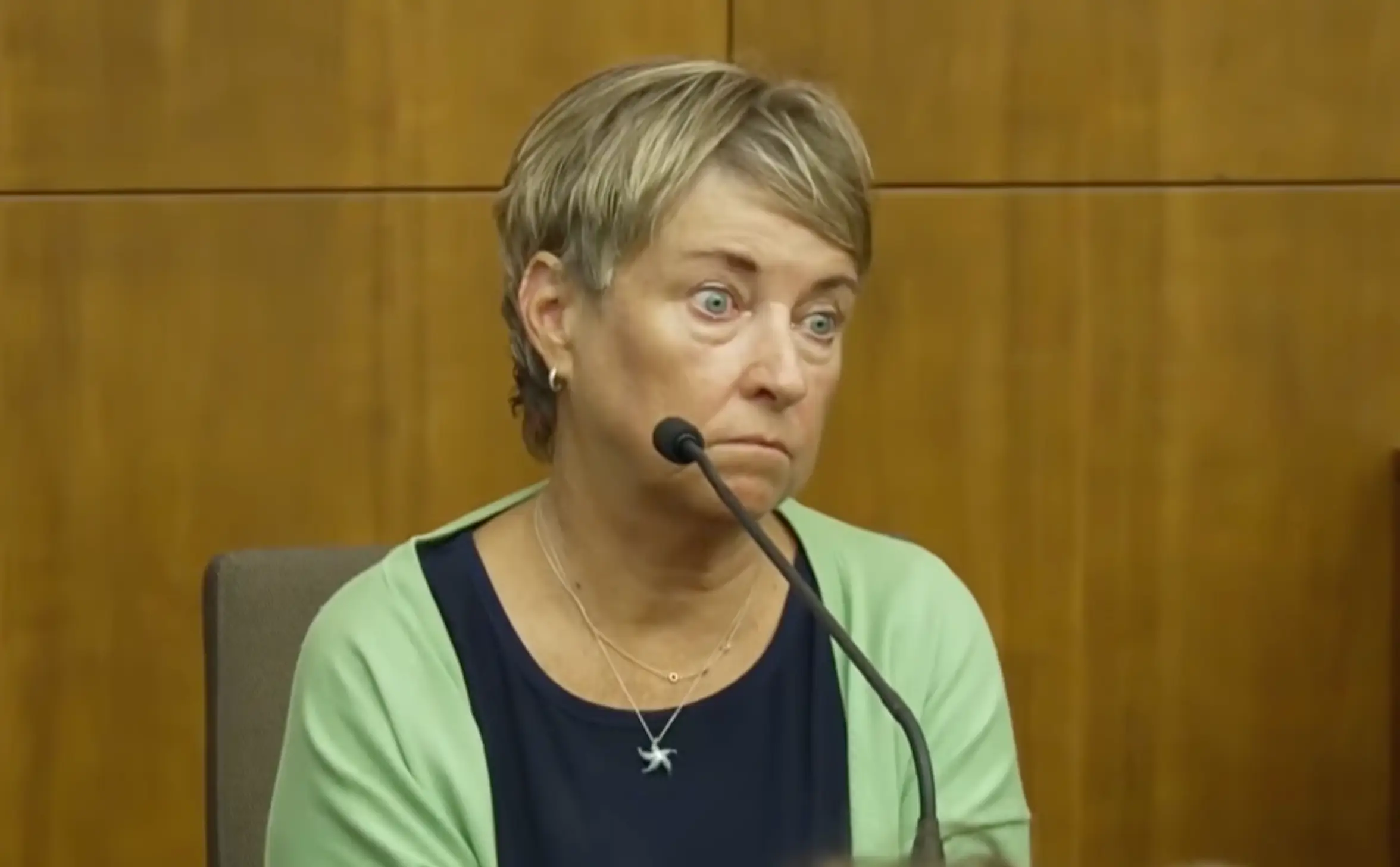 She said she and her former daughter-in-law were close (Court TV)