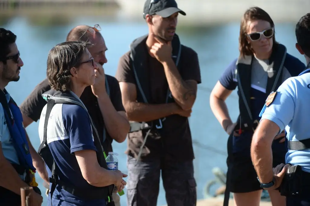 Officials confirmed "The first wave of the rescue mission at Marineland is underway." (JEAN-FRANCOIS MONIER/AFP via Getty Images)