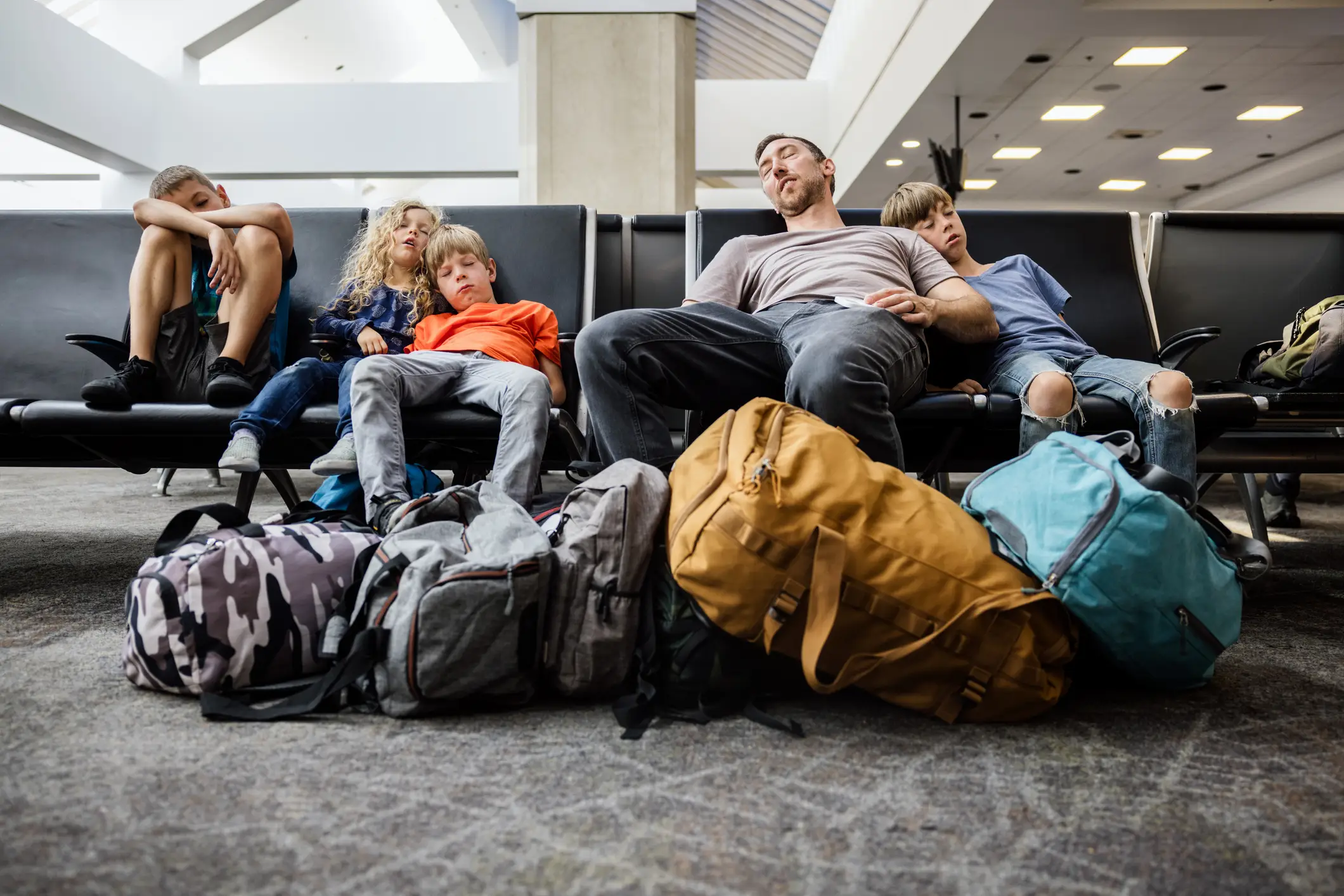 Under normal circumstances, airlines usually provide hotels, meals and transport if travellers become stranded (Getty Stock Images)