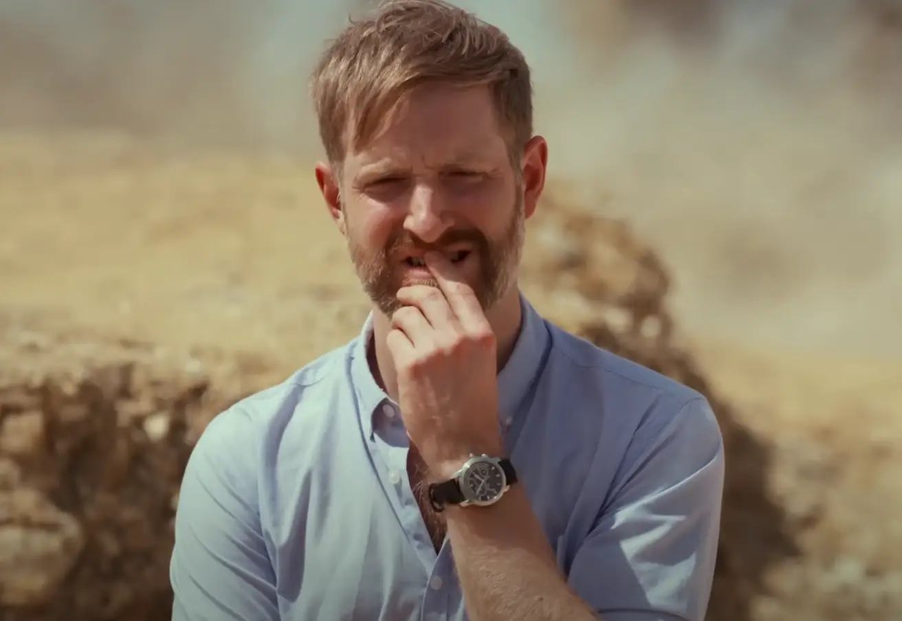 Chris Naunton was left puzzled (YouTube / @SmithsonianChannel)