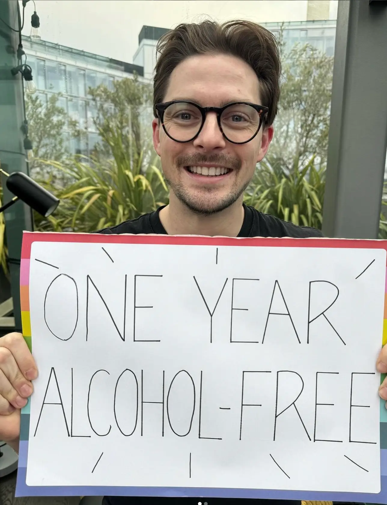 Dr Alex celebrated one year of sobriety in December 2023. (Instagram/@dralexgeorge)