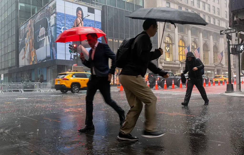 Flash floods have hit New York (Spencer Platt/Getty Images)
