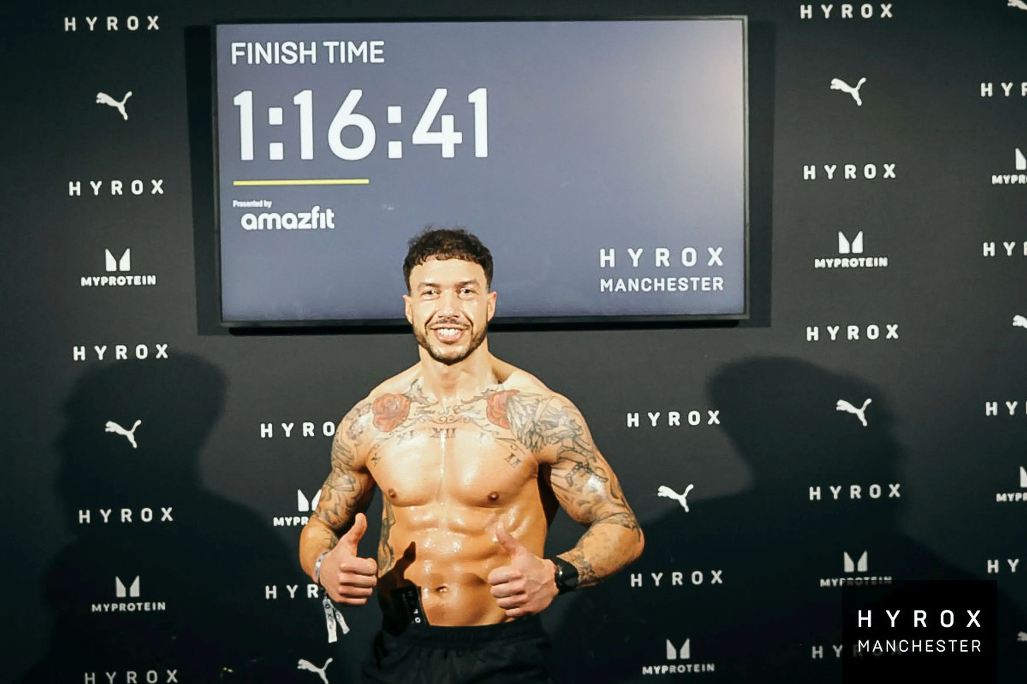 He suffered a heart attack after the race (Kennedy News and Media)