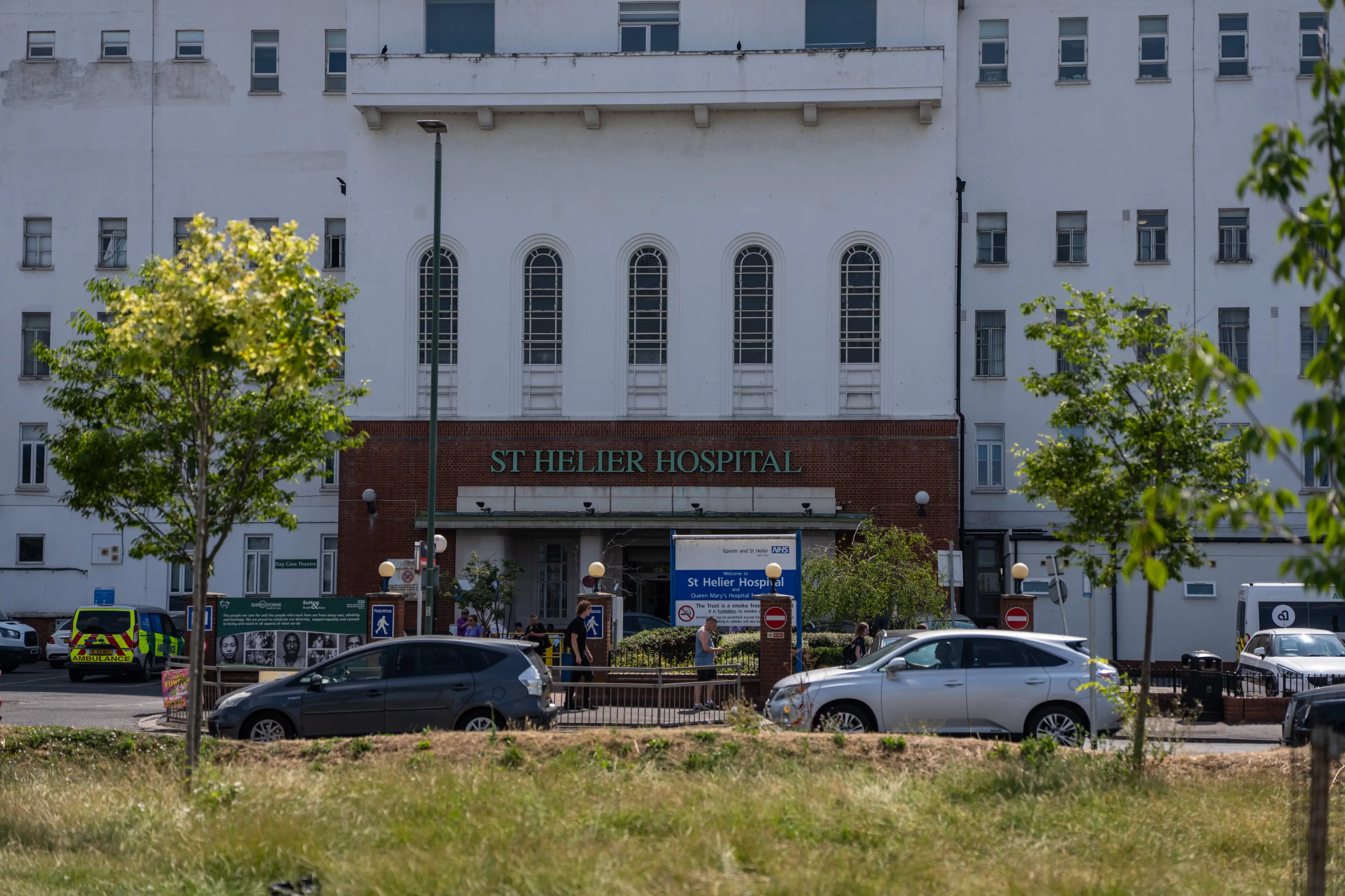 St Helier Hospital staff saved Mr Amin's life, and he's now repaying their work with a JustGiving campaign (Carl Court/Getty Images)