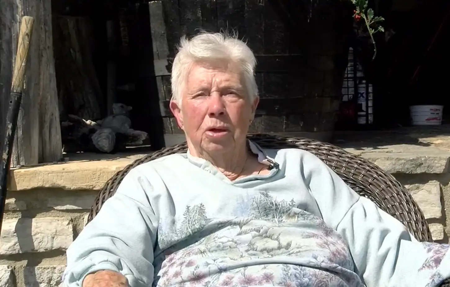 Ida Huddlestone will not budge for any company, intending to live the rest of her days in the home (FOX 19)