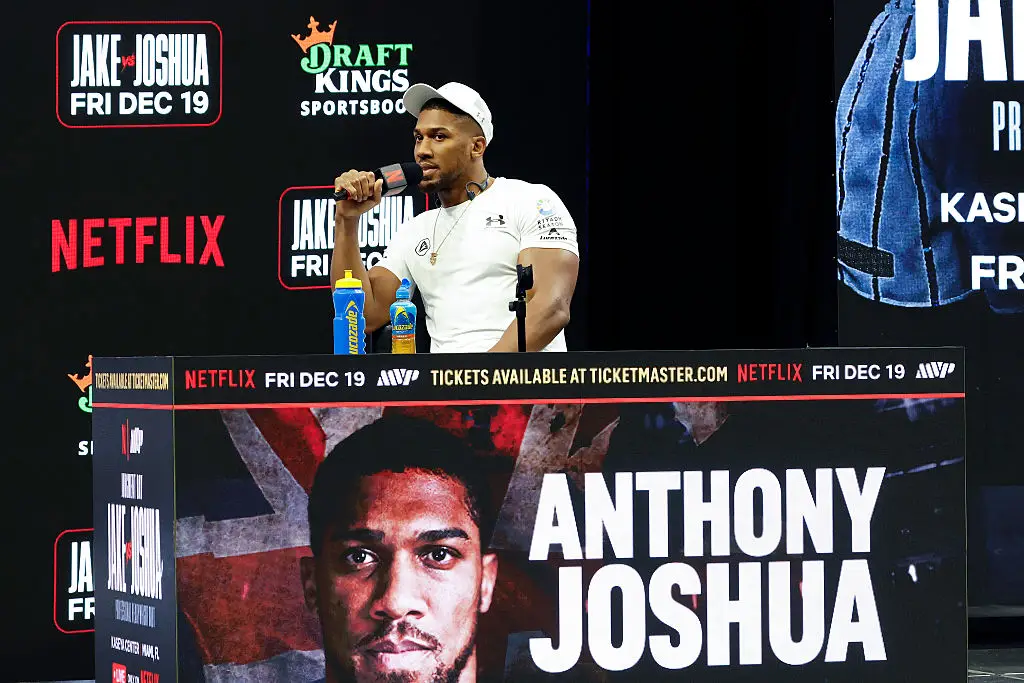Anthony Joshua confirmed he will face an upper weight limit (Eva Marie Uzcategui/Getty Images for Netflix)