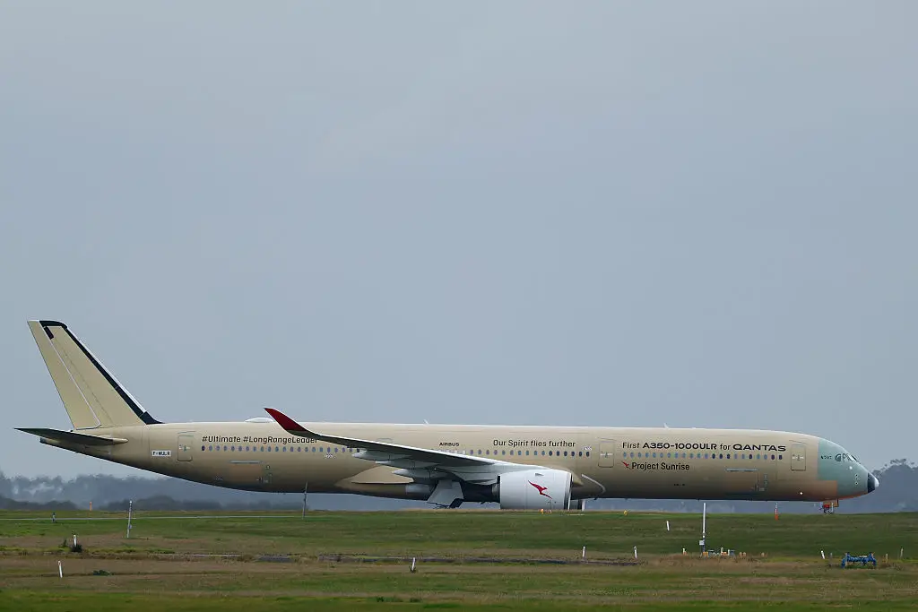The Qantas 350 (Getty Images)