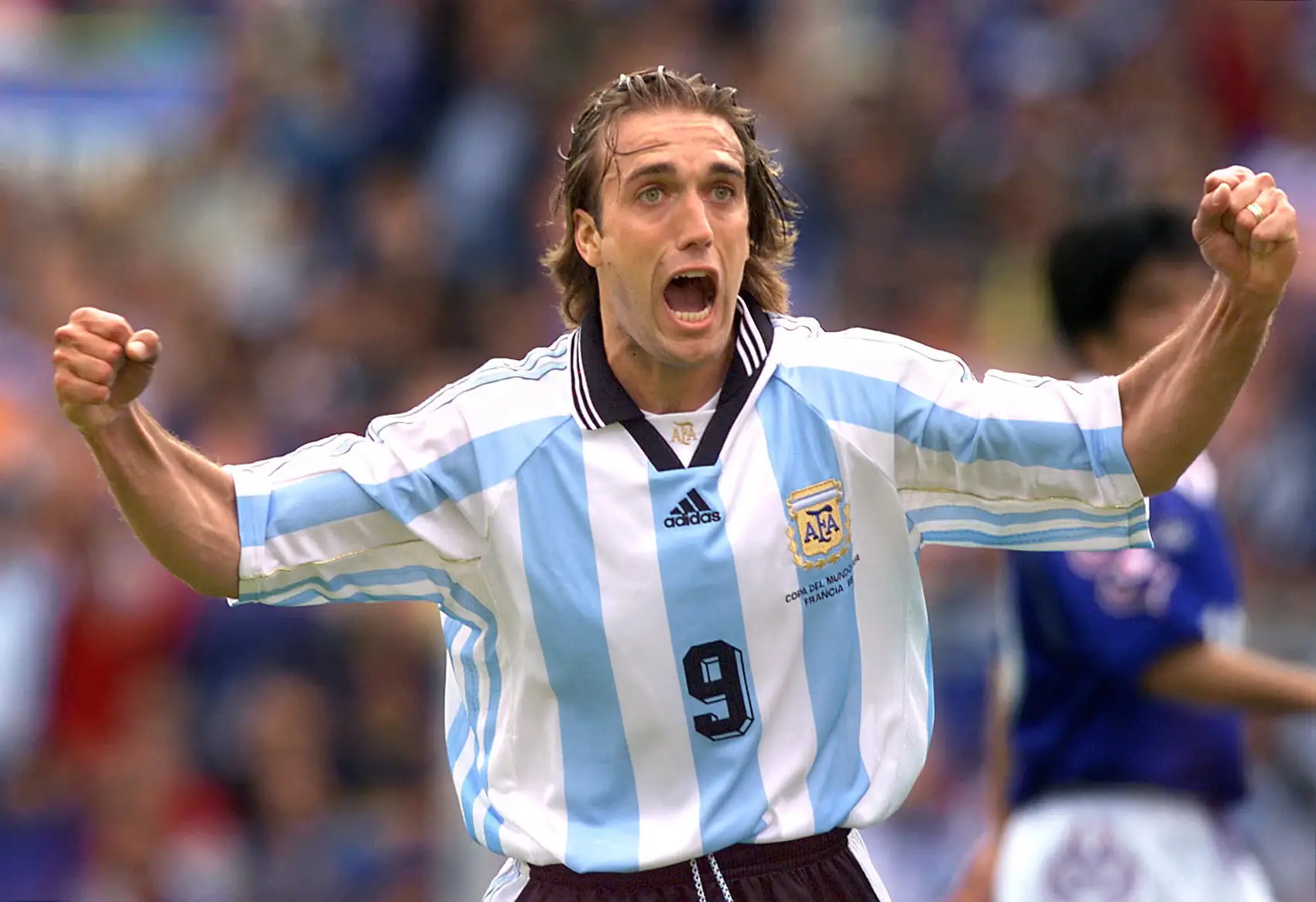 Batistuta was Argentina's all-time leading goalscorer until 2016 (DANIEL GARCIA / AFP via Getty Images)