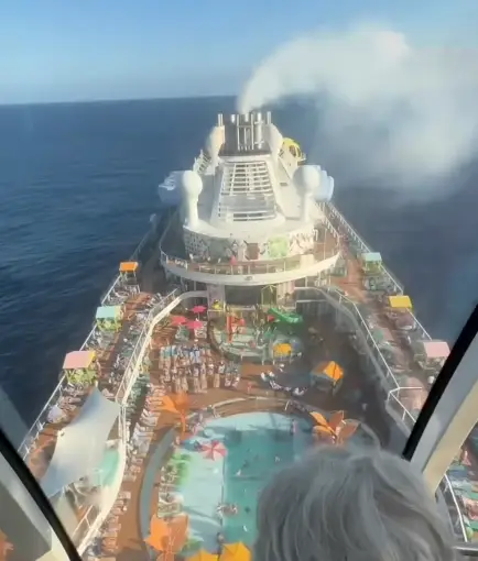 Bryan brought his mum on board for $10 a day. (YouTube / BryanJamesCruises)