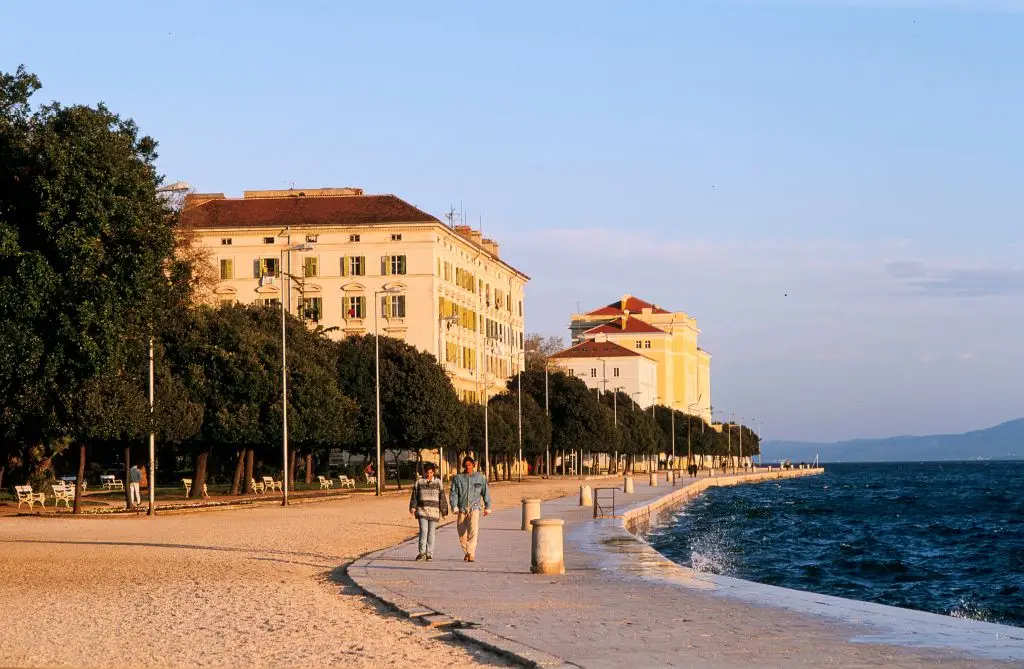 Zadar is right on the beach (Rene MATTES/Gamma-Rapho via Getty Images)