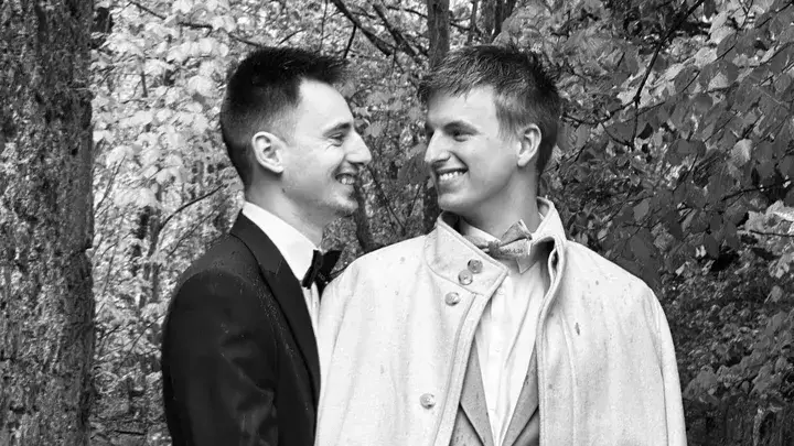Adam Hencek and Tomas Feuller had only recently got married (GoFundMe)