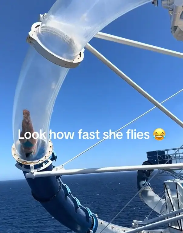 "I'MMMM DEFYING GRAAAVITYYYY!" (TikTok/@paigejhodgson)