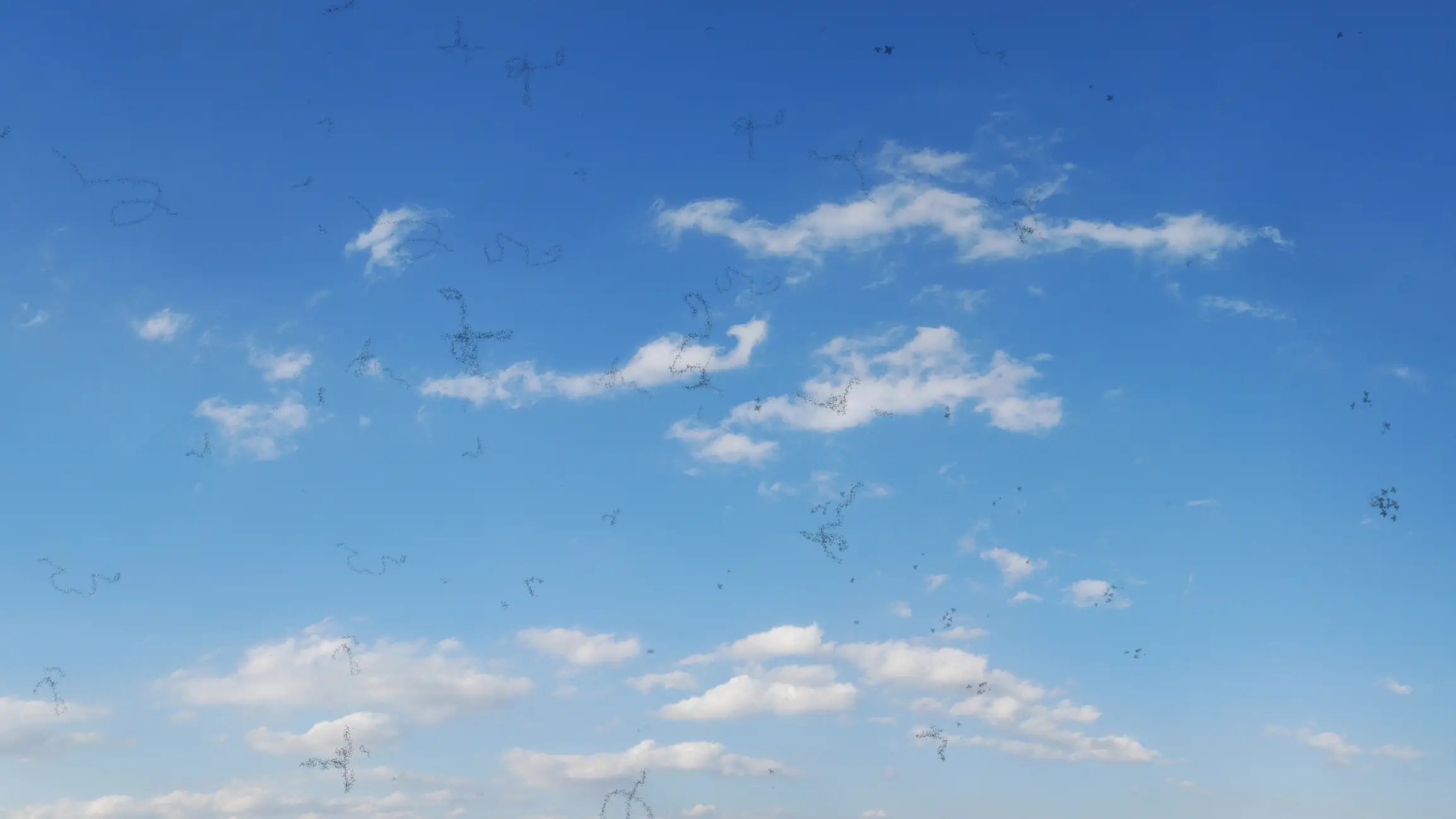 Seeing 'squiggly floaters' like this could be a sign of posterior vitreous detachment (Getty Stock Image)