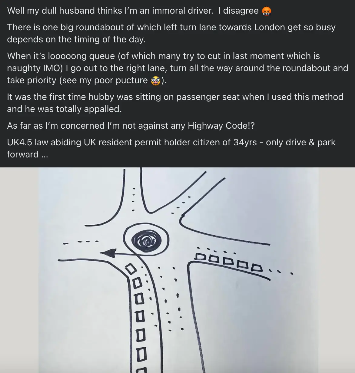 Attwell's post sparked plenty of debate (Facebook)