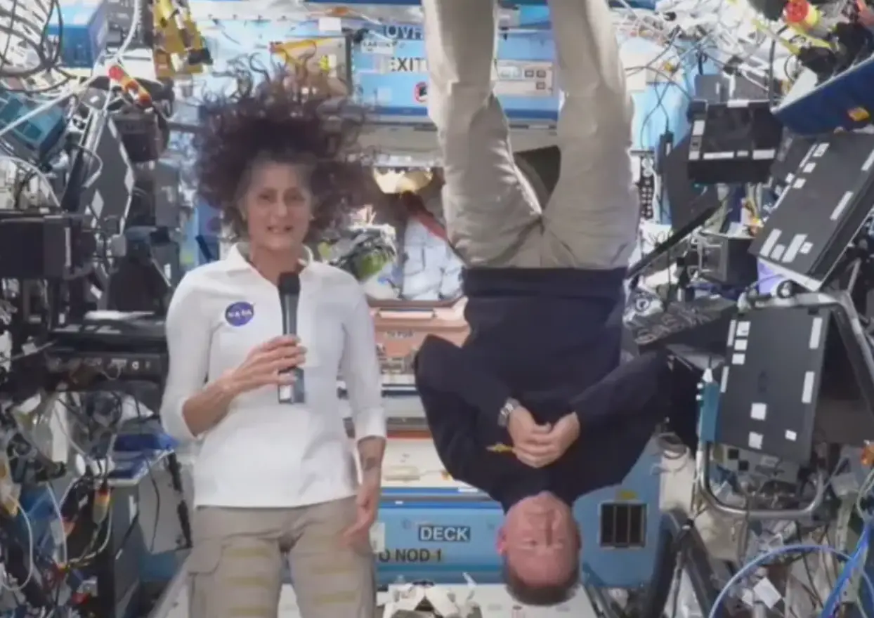 Suni and Butch. (NASA)