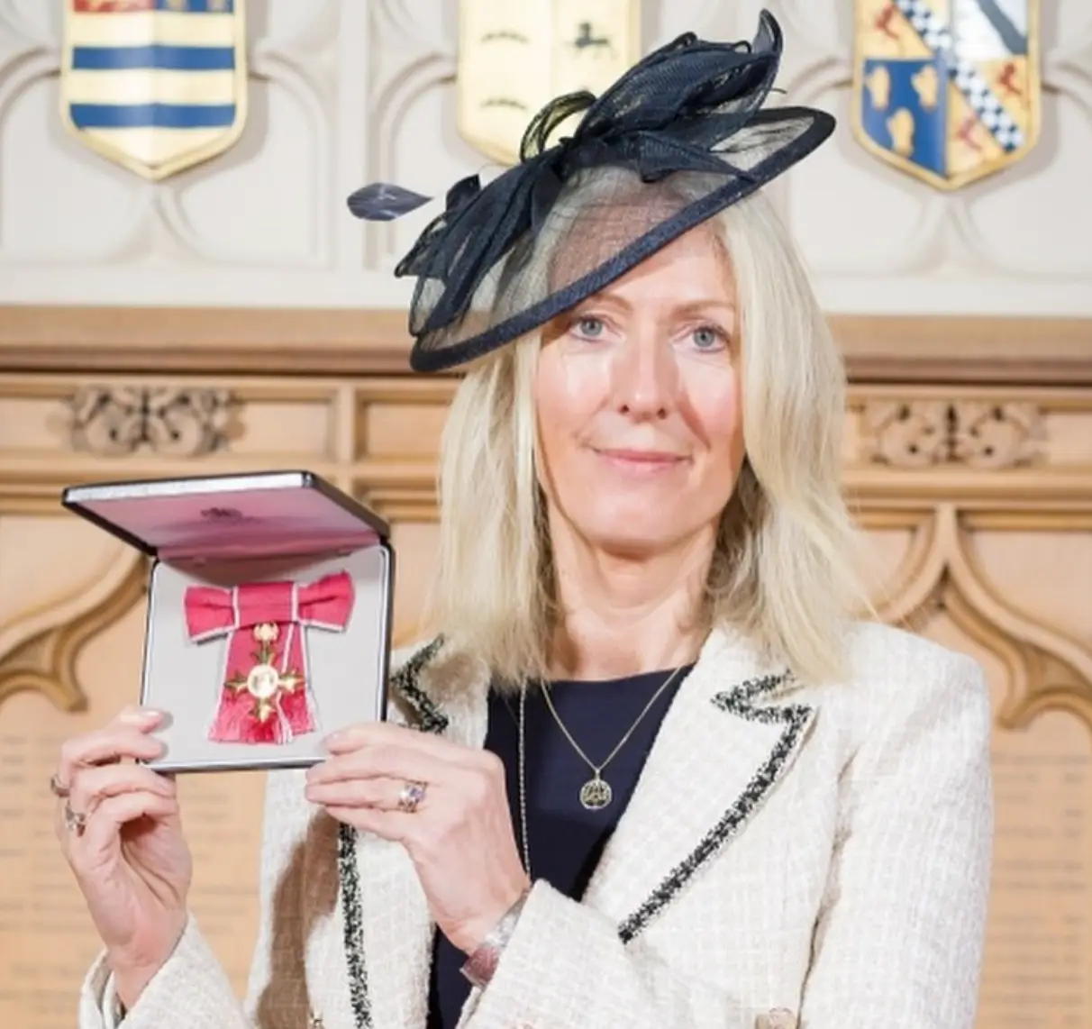 She has now received an OBE for her work (Instagram/@tinyboxcompany)