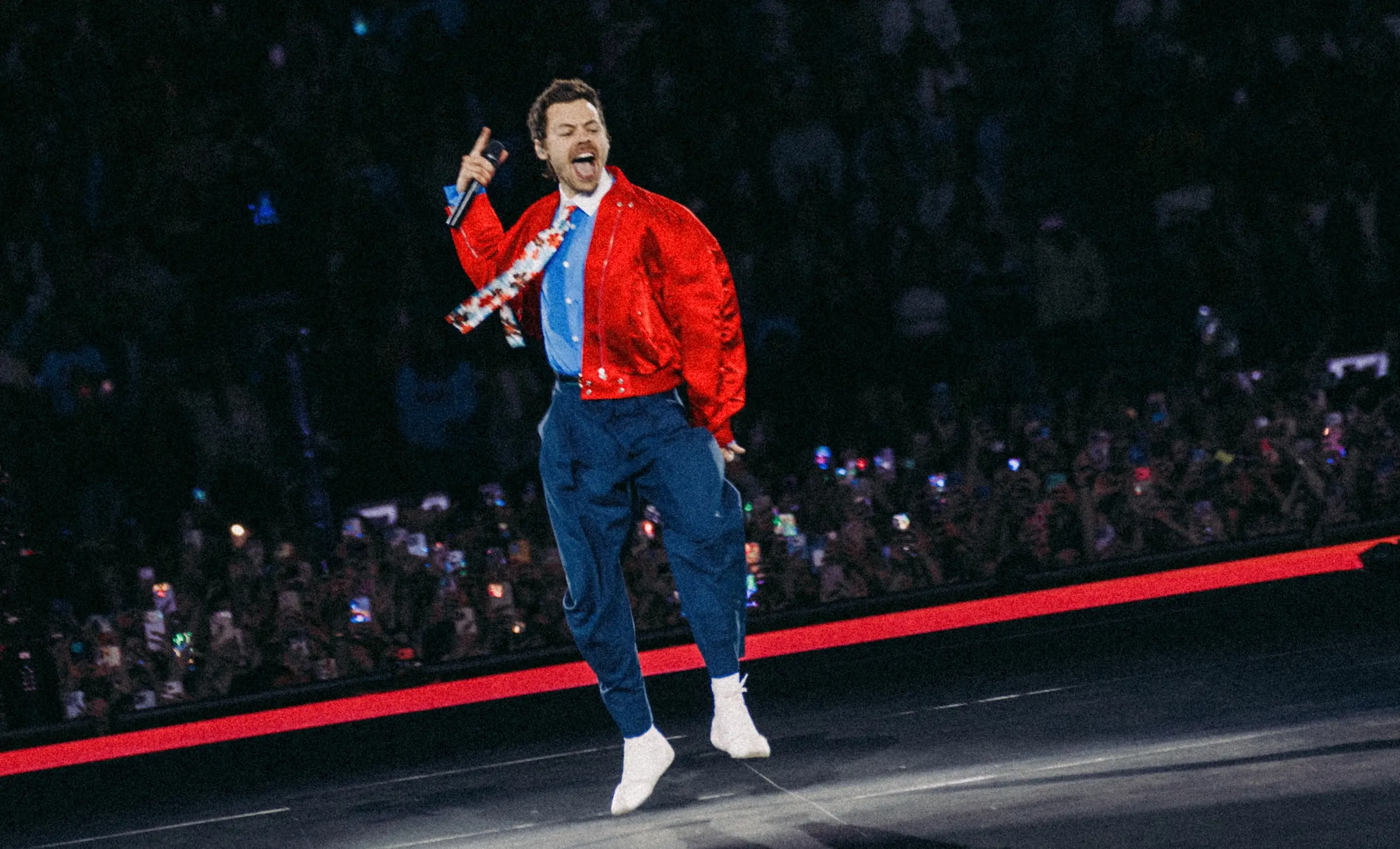 Harry's Together Together tour kicked off in Amsterdam on May 16 (Getty/Anthony Pham)