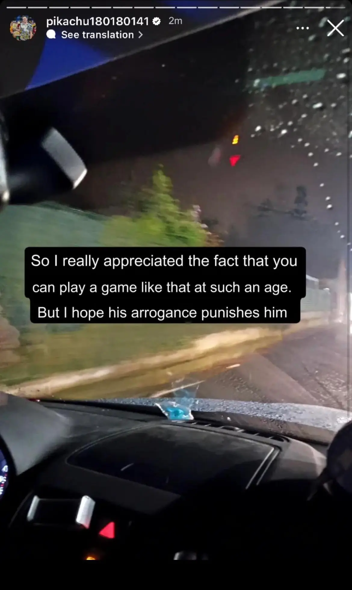 Ricardo Pietreczko wasn't happy with Luke Littler and shared his feelings on Instagram.