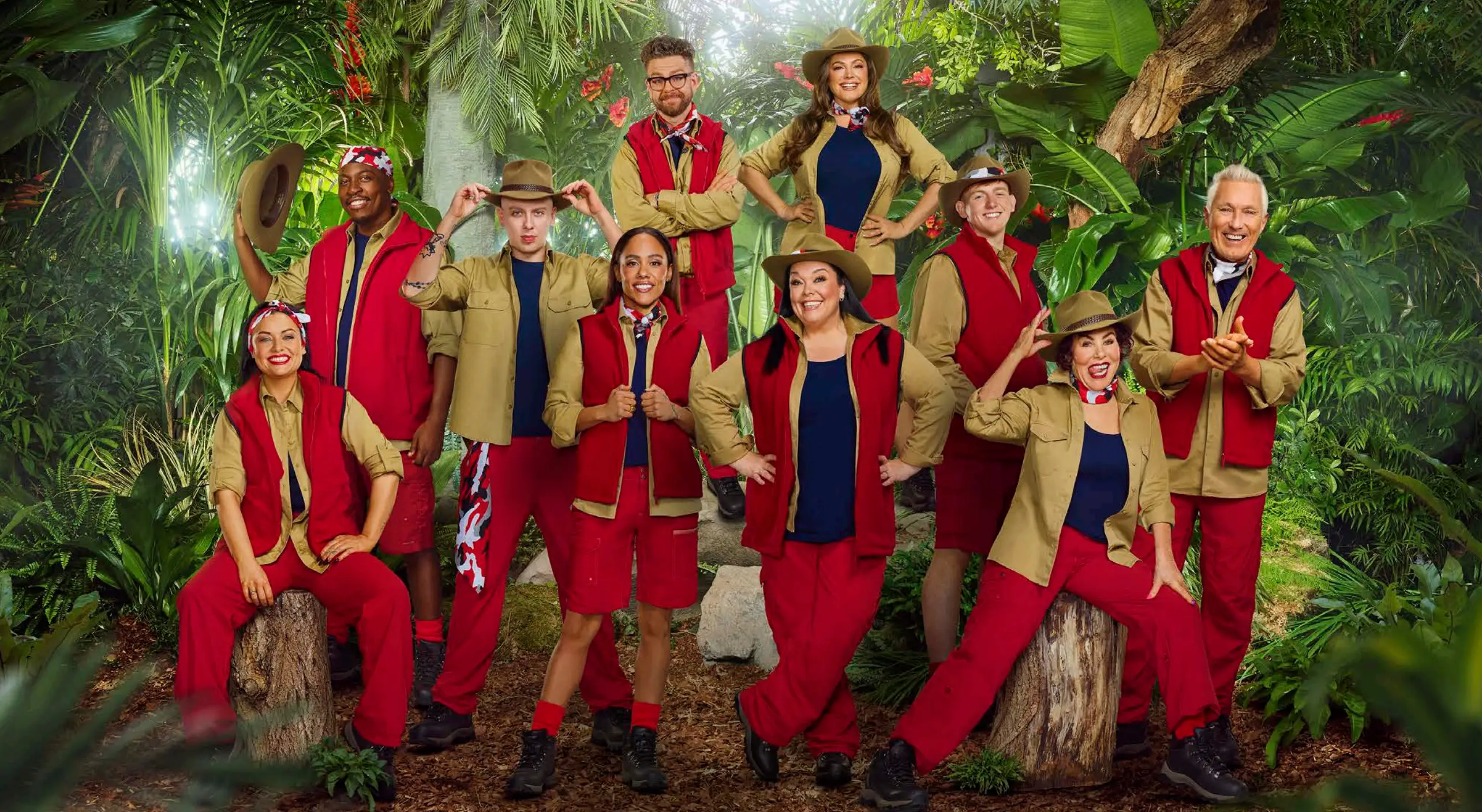 The 2025 I'm A Celeb lineup (ITV)
