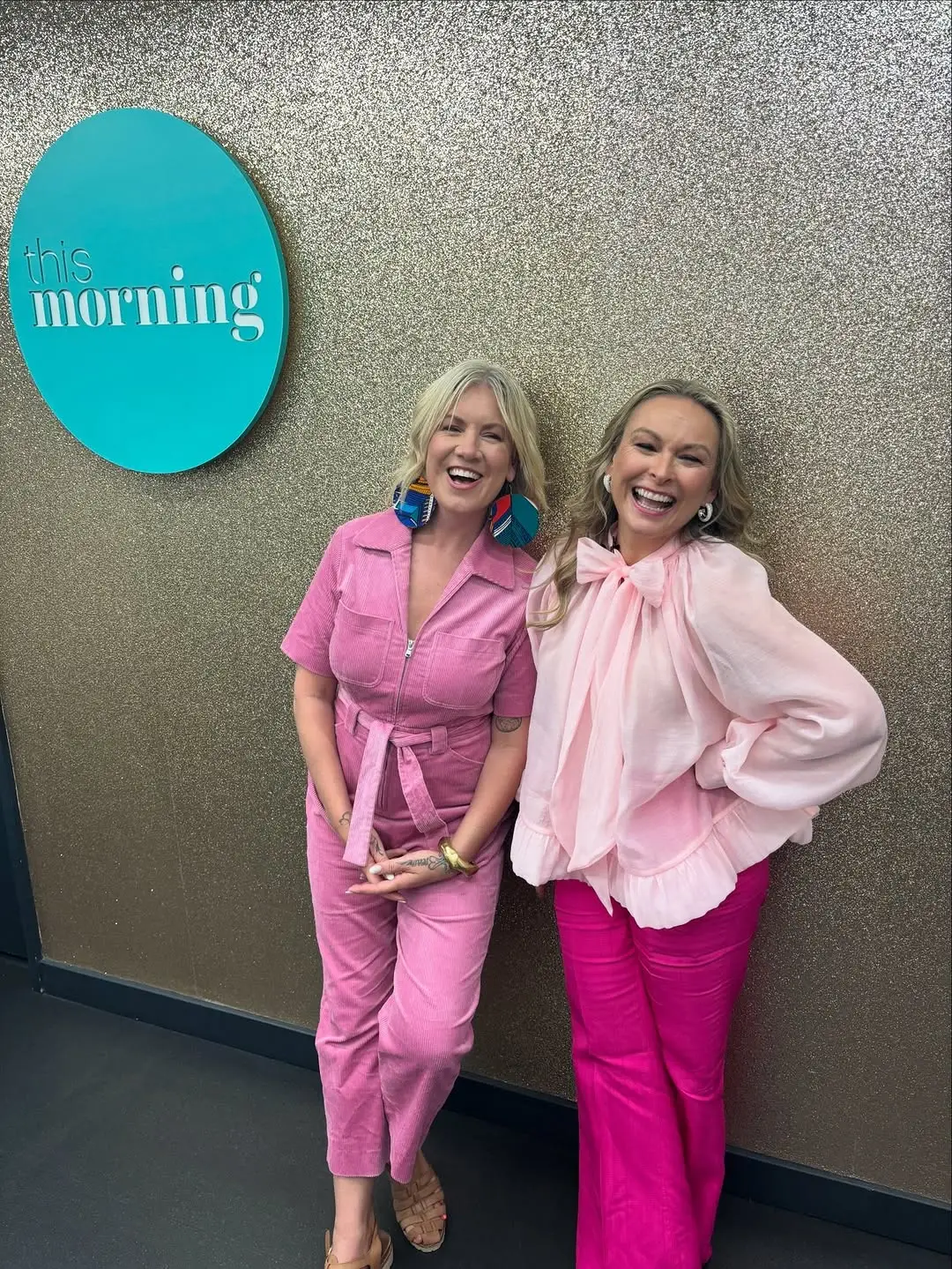 Lucinda and Mel on This Morning (Instagram/@lucindaslight)