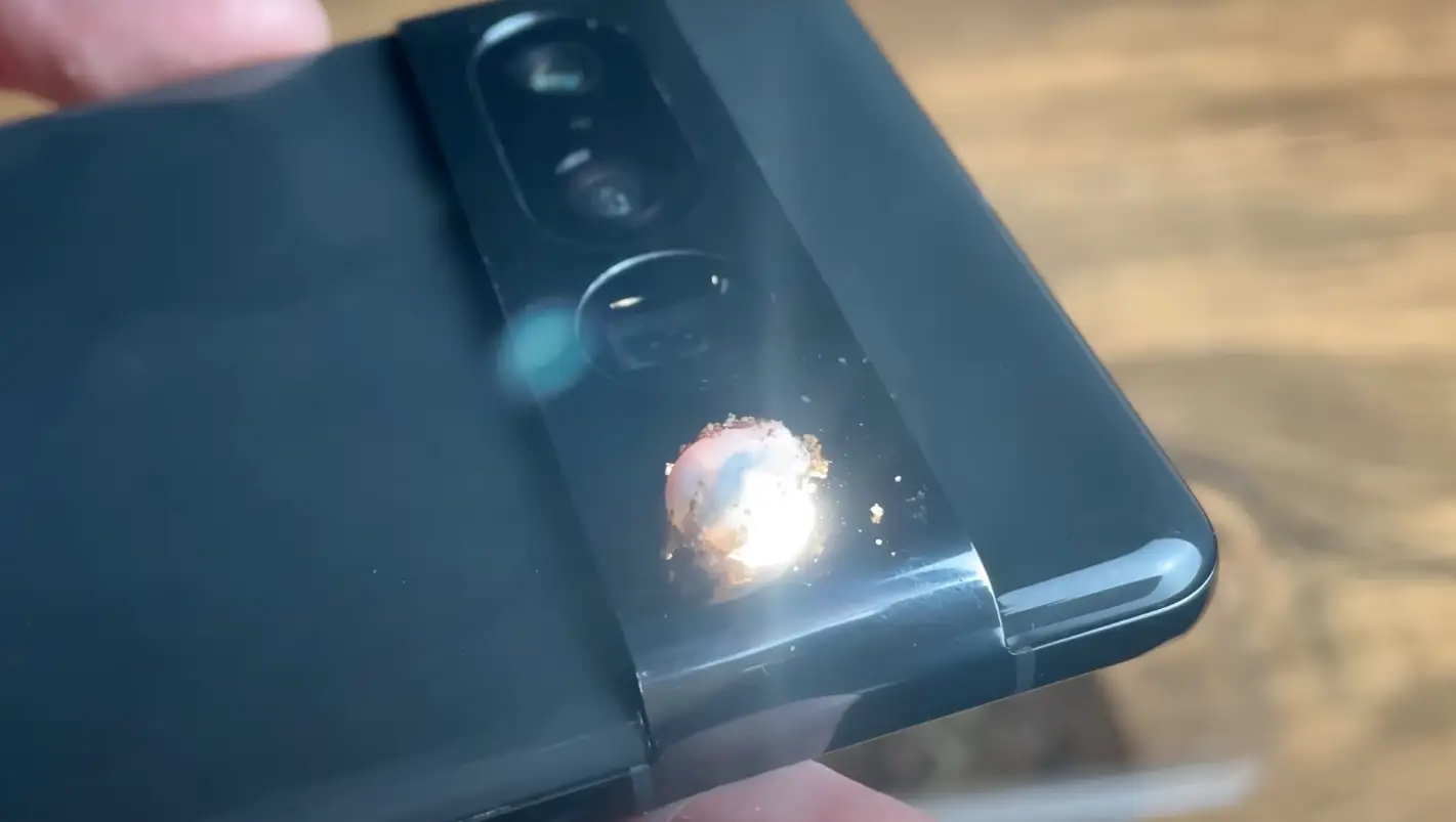 The YouTuber showed off his phone torch technique. (YouTube/BioLife)