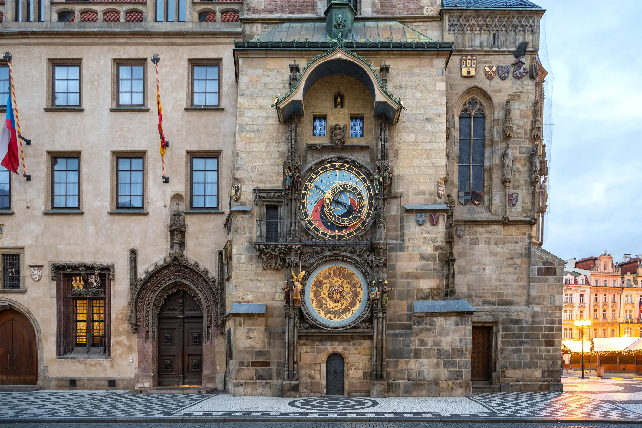 Prague's astronomical clock, one of the city's main sights (Getty Stock Images)