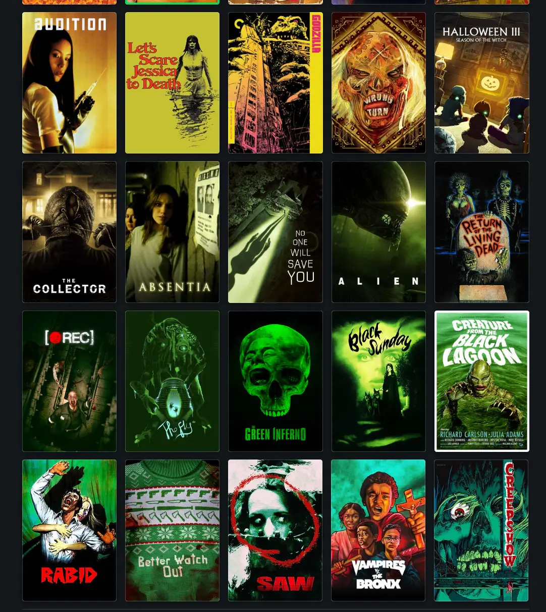 A selection of the Letterboxd list (Letterboxd)