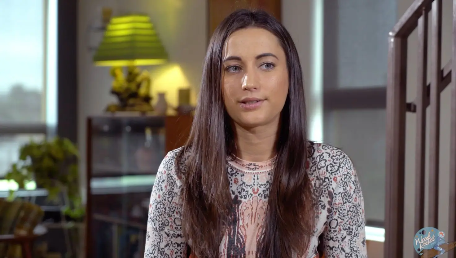 Georgia Jones said she was 'born' to be naked on camera (Wood Rocket/YouTube)