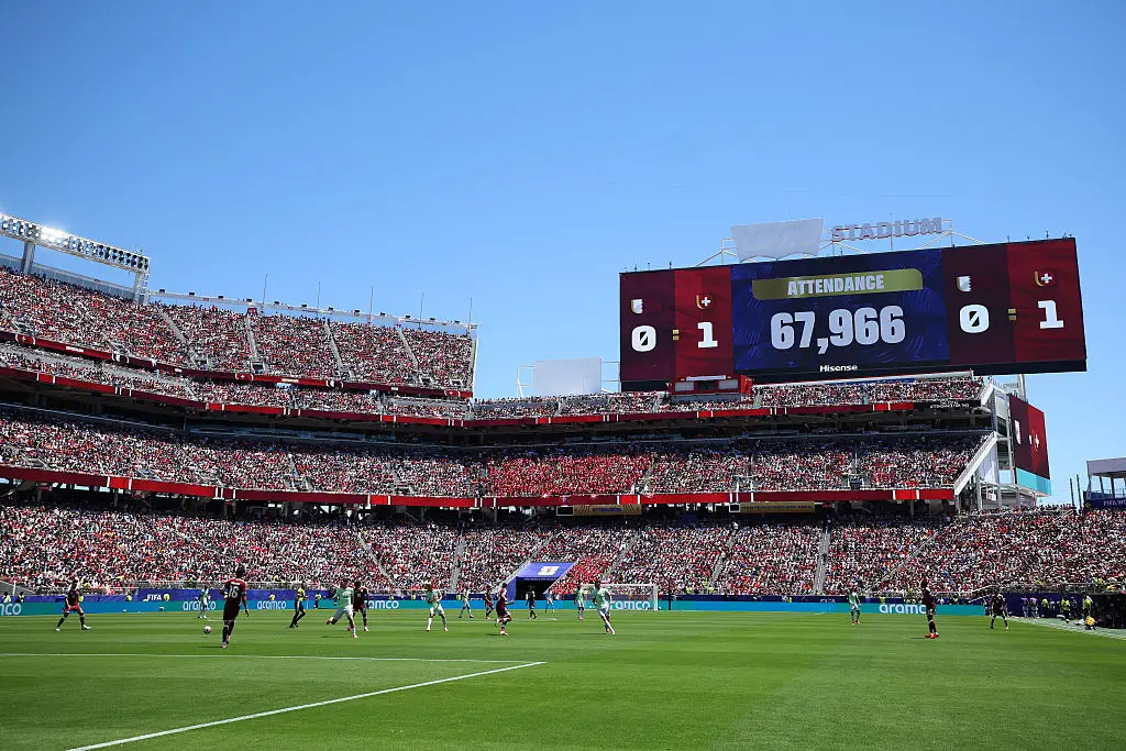 The stadium hosted the game between Switzerland and Qatar (Alex Grimm/Getty Images)