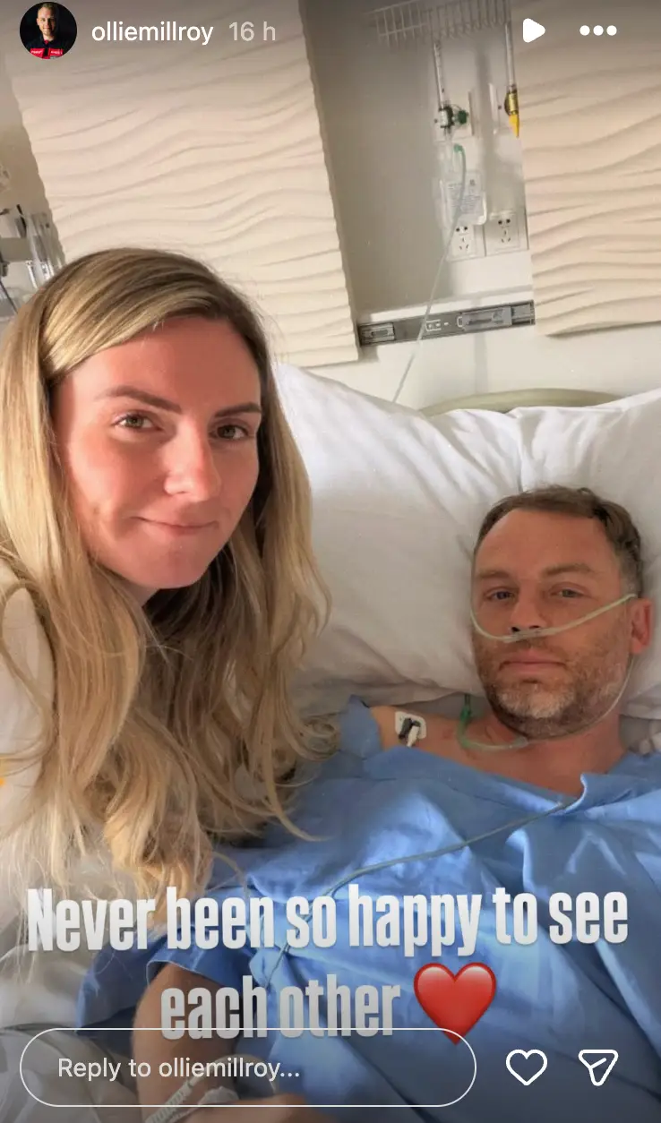 Ollie Millroy sustained several broken bones in the accident (Instagram/@olliemillroy)